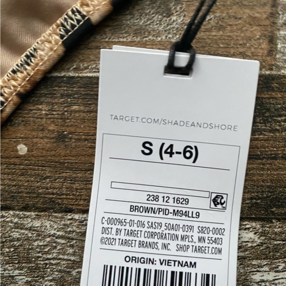 NWT High Leg Extra Cheeky Bikini Bottom - Shade & Shore - Small - Picture 8 of 11